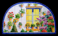 Window with flowers