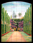Cypresses garden