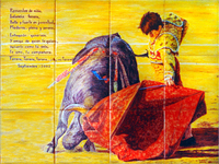 Bullfighting scene 2