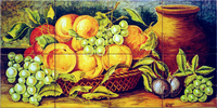 Grapes and peaches