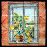 Tulips in the window