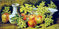 Ceramics and fruits