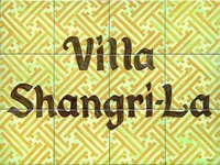 Rótulo Villa Shangri-La