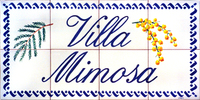 Enseigne Villa Mimosa