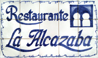 Enseigne Restaurant La Alcazaba