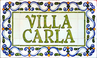 Enseigne Villa Carla